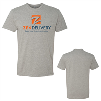 ZenDelivery Premium Crew Tshirt - Heather Gray