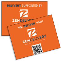 ZenDelivery Window Cling 12x9